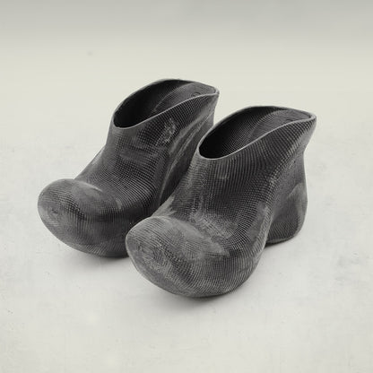 Sanded Platform Mules