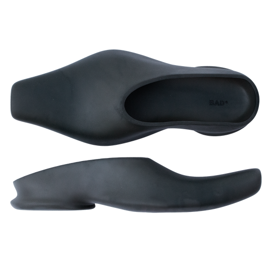 Soft Rubber Mules - Dark