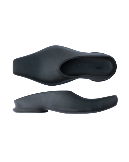 Soft Rubber Mules - Dark