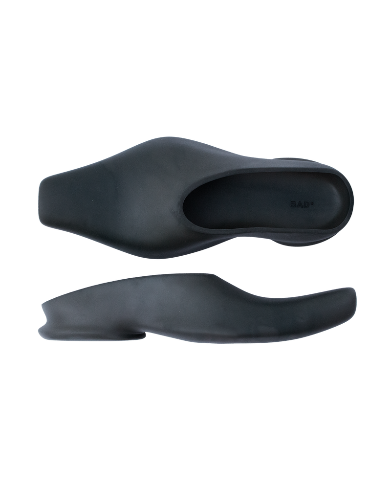 Soft Rubber Mules - Dark